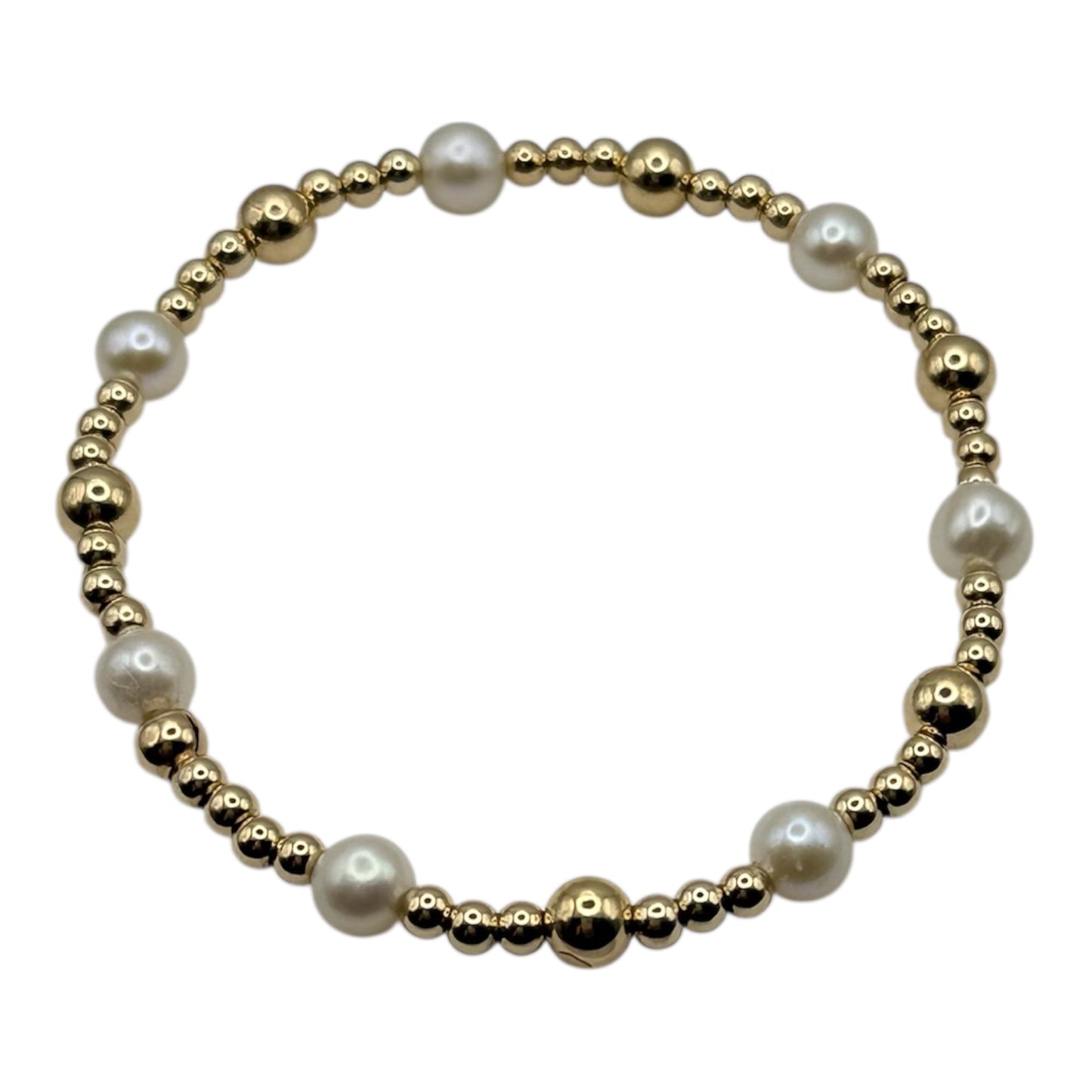 Grace & Gold Pearl Bracelet