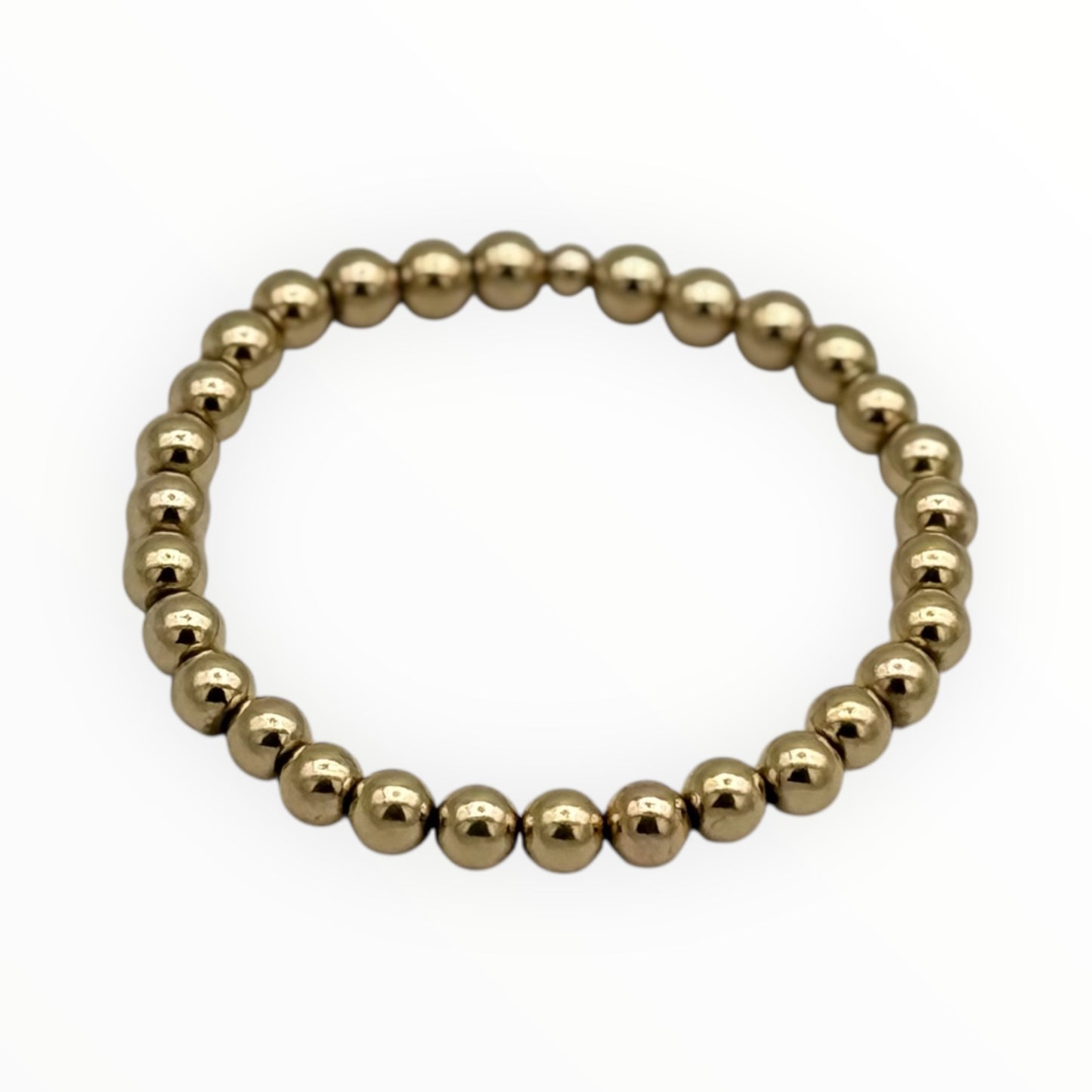 Abide in Faith Bracelet 6mm Gold-Filled