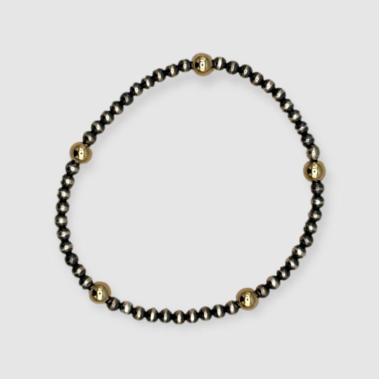 Navajo mixed with Gold-filled