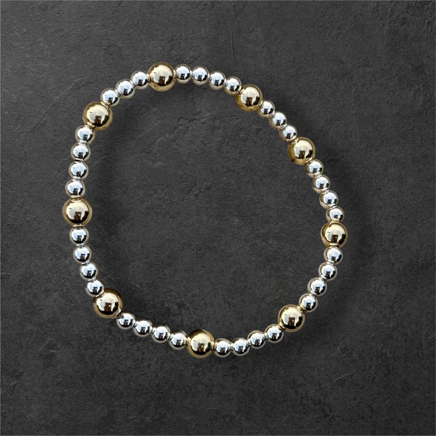 Anchored Mixed Metal Bracelet