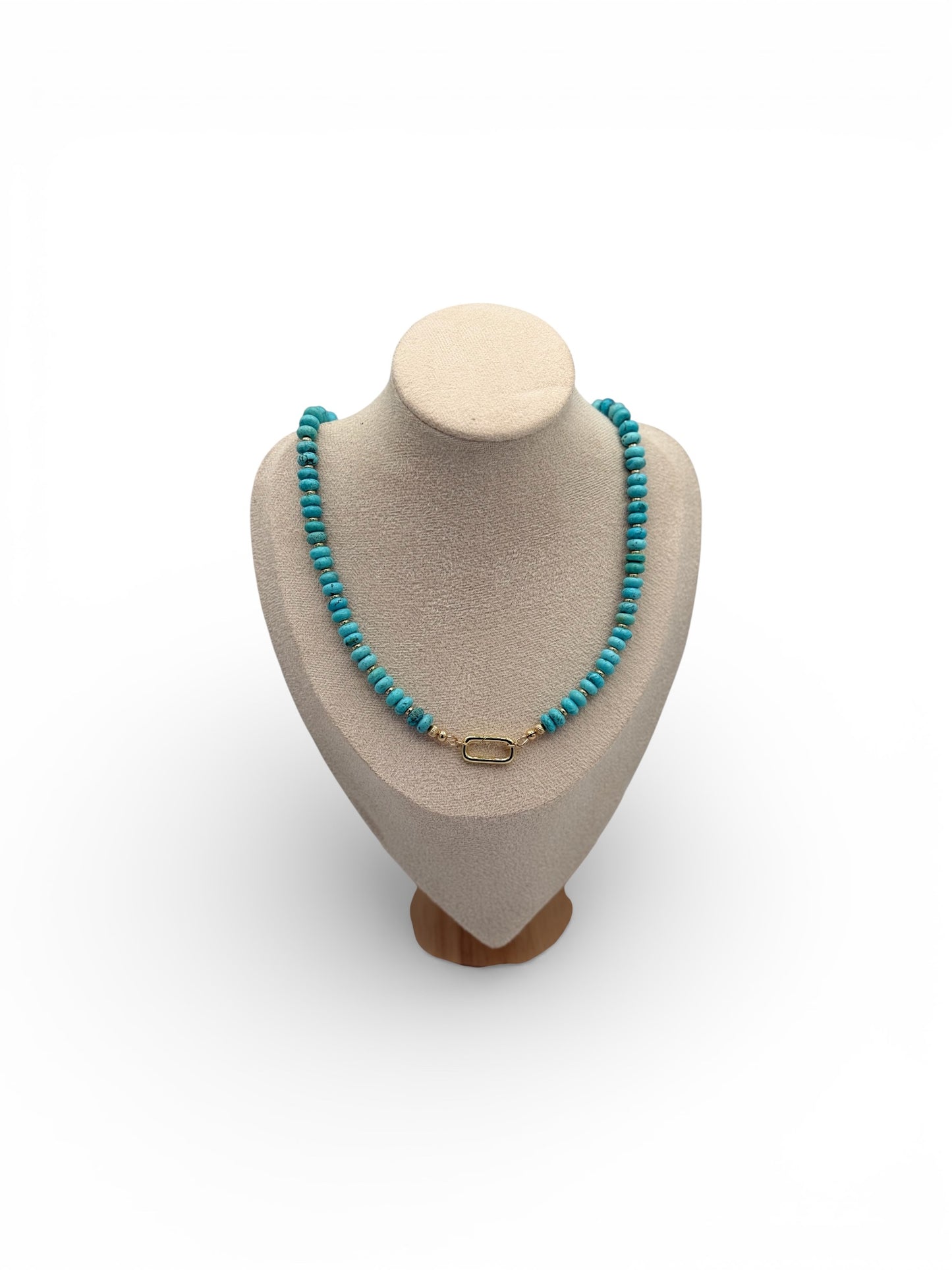 Desert Sky | Kingman Turquoise & Gold Filled Necklace