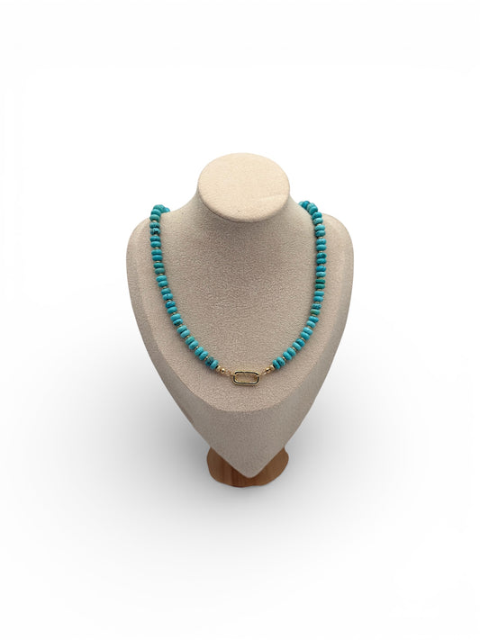Desert Sky | Kingman Turquoise & Gold Filled Necklace